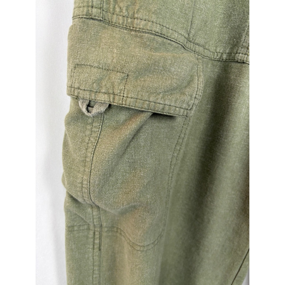Pilcro by Anthropologie Relaxed Linen Beach Cargo Pants - Picture 6 of 10